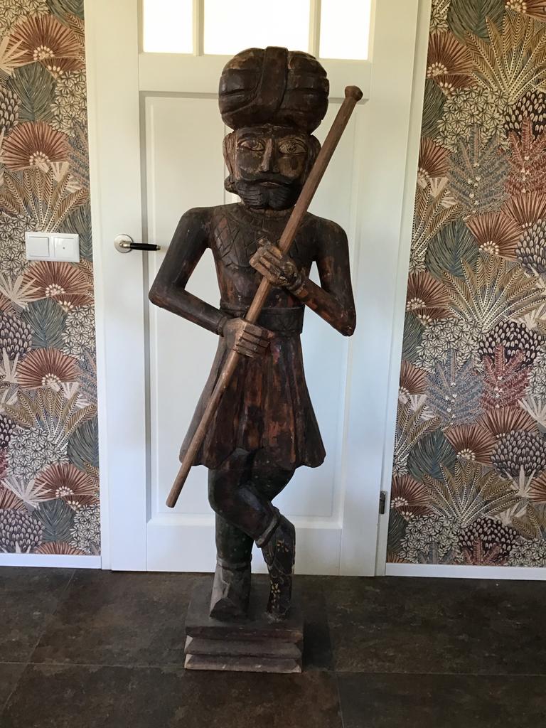 Zeer mooie oude poortwachter uit india., Antiek en Kunst, Ophalen