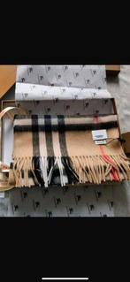 Burberry sjaal bruin classic, Kleding | Dames, Mutsen, Sjaals en Handschoenen, Verzenden, Nieuw, Maat 38/40 (M), Sjaal