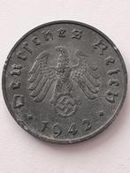 Nazi Duitsland oude munt uit 1942 Duitsland derde rijk, Ophalen of Verzenden, Duitsland, Losse munt