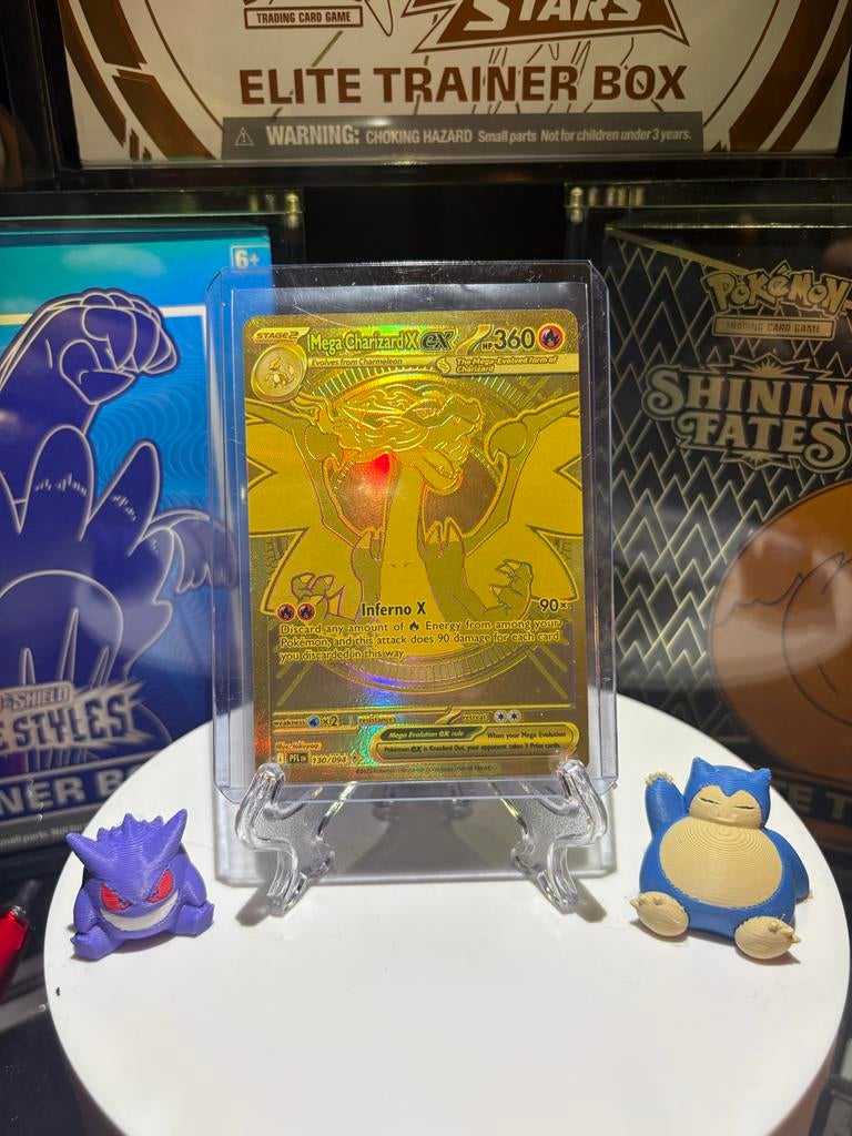 Mega Charizard EX 130/094, Ophalen of Verzenden, Zo goed als nieuw, Losse kaart, Foil