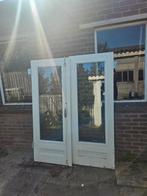 Houten Franse balkondeuren, Ophalen, Gebruikt, Minder dan 80 cm, Minder dan 200 cm