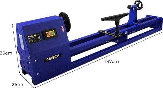 T-Mech houtdraaibank, Ophalen of Verzenden, Nieuw, Houtdraaibank, 1000 mm of meer
