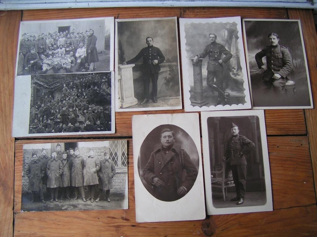 oude soldaten foto's nr WW 565, Verzamelen, Militaria | Algemeen, Verzenden, Landmacht, Overige gebieden, Foto of Poster