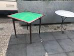 speeltafel kaarttafeltje opklapbaar antiek kaart tafel, Ophalen