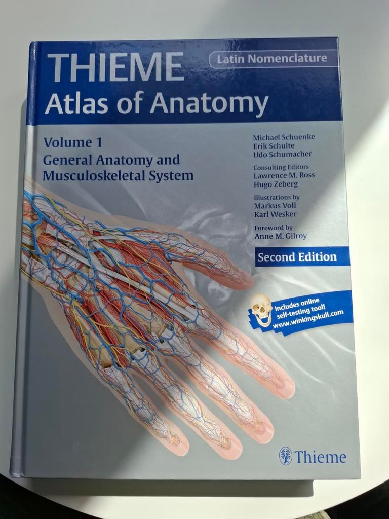 Thieme Atlas of Anatomy Anatomie Atlas, ThiemeMeulenhoff, Zo goed als nieuw, Beta, HBO