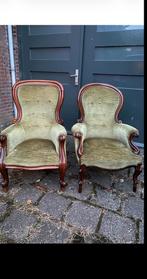 Set ( heren en dames ) antieke brocante barok fauteuil, Ophalen