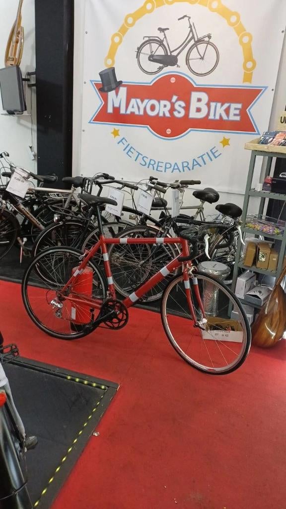 GAZELLE Racefiets + 1 maand garantie, 55cm, 8 speed, Fietsen en Brommers, Ophalen, Minder dan 10 versnellingen, Heren, Aluminium