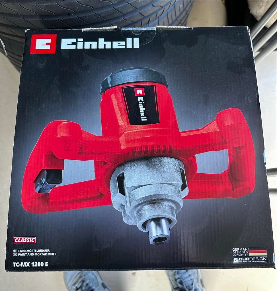 Einhell Verf-/Mortelmenger TC-MX 1200 E - Z.G.A.N., Ophalen, Zo goed als nieuw