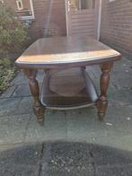 Bruine salontafel, Huis en Inrichting, Ophalen, Gebruikt, 100 tot 150 cm, 50 tot 100 cm
