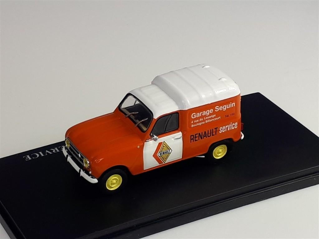Atlas 1:43 Renault 4 Fourgonnette - Renault Service, oranje, Overige merken, -, Nieuw, Ophalen of Verzenden