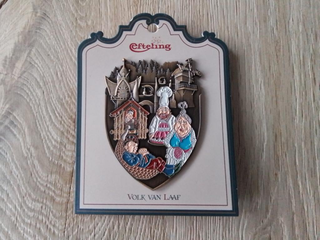 Grote efteling reuze pin volk van laaf, Verzamelen, Ophalen of Verzenden, Zo goed als nieuw, Beeldje of Poppetje