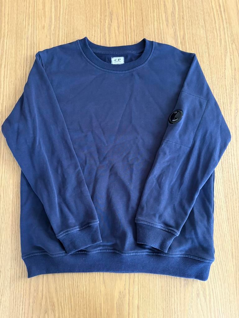 Dunne C.P. Company trui – donkerblauw (M), Kleding | Heren, Truien en Vesten, Ophalen of Verzenden, Zo goed als nieuw, Maat 48/50 (M)