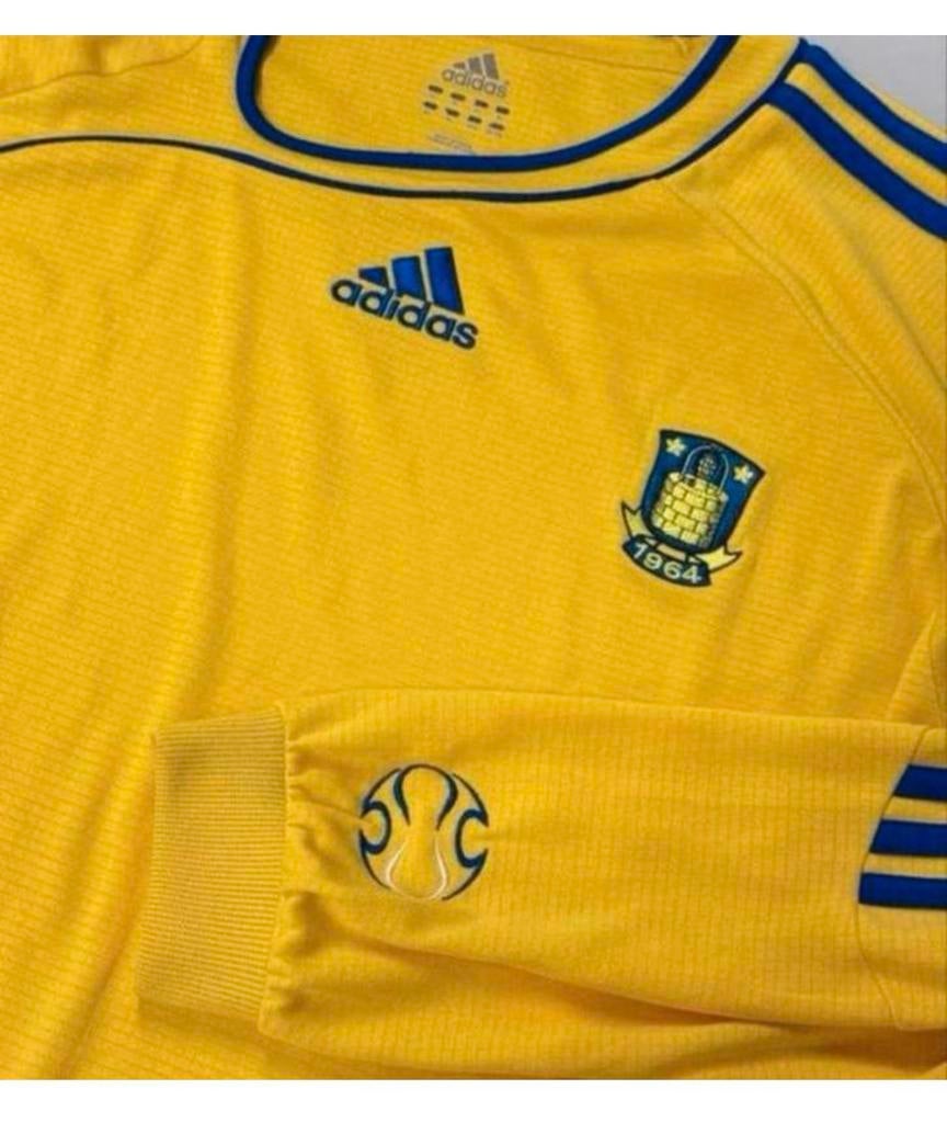 Brondby Denemarken shirt XL Voetbalshirt Adidas Maglia, Shirt, Maat XL, Ophalen of Verzenden, Zo goed als nieuw