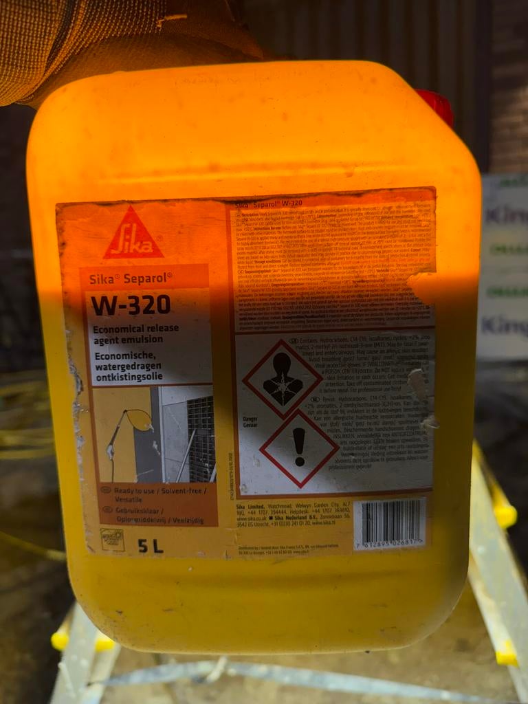 Sika Separol W-320 ontkistingsolie 5L, Ophalen, Nieuw
