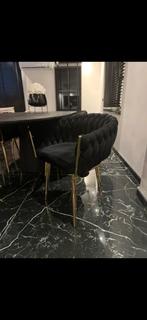 MOET ZSM WEG Stoelen eichholtz richmond goud eetkamerstoelen, Ophalen of Verzenden, Zo goed als nieuw, Overige kleuren, Vijf, Zes of meer stoelen