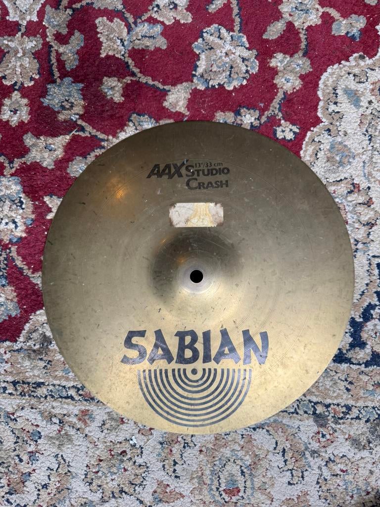 Sabian AAX 13” Studio Crash, Ophalen of Verzenden, Zo goed als nieuw, Overige merken