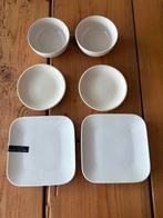 Servies om te stippen wit Stipstijl, Nieuw, Ophalen of Verzenden, Bord(en), Effen