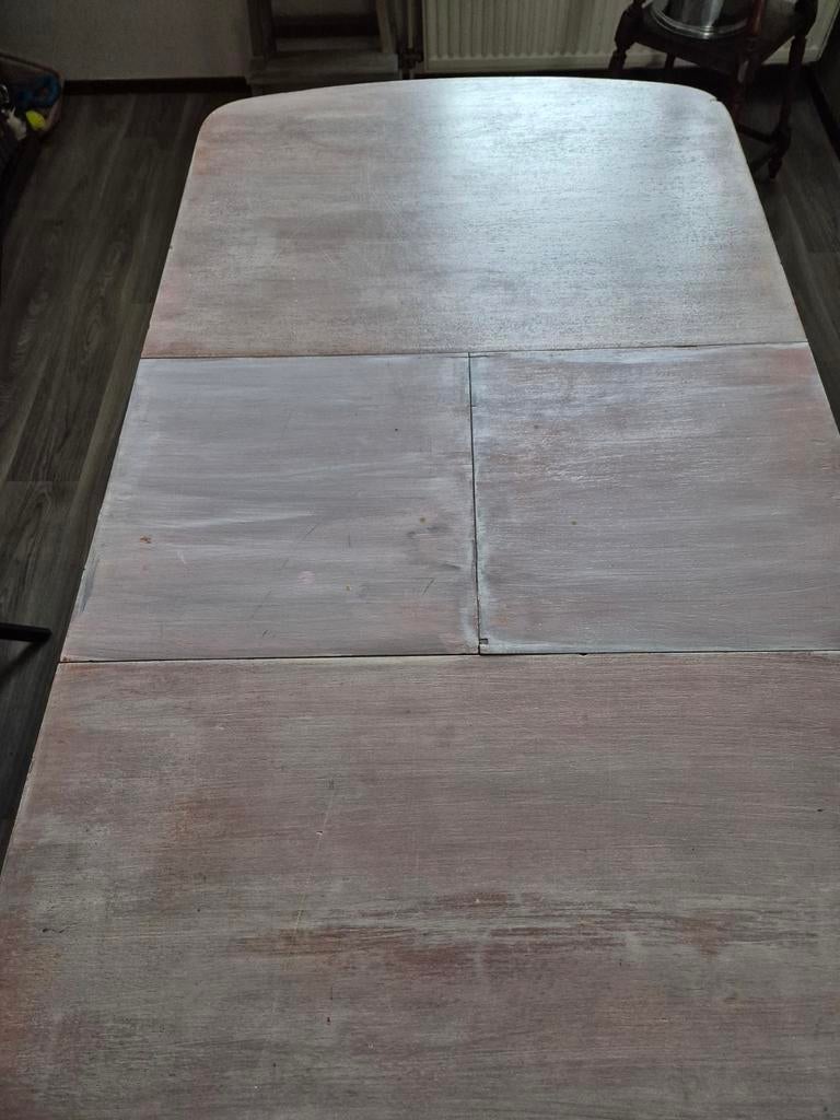 Uitschuifbare eettafel, Ophalen, Gebruikt, 100 tot 150 cm, Vierkant