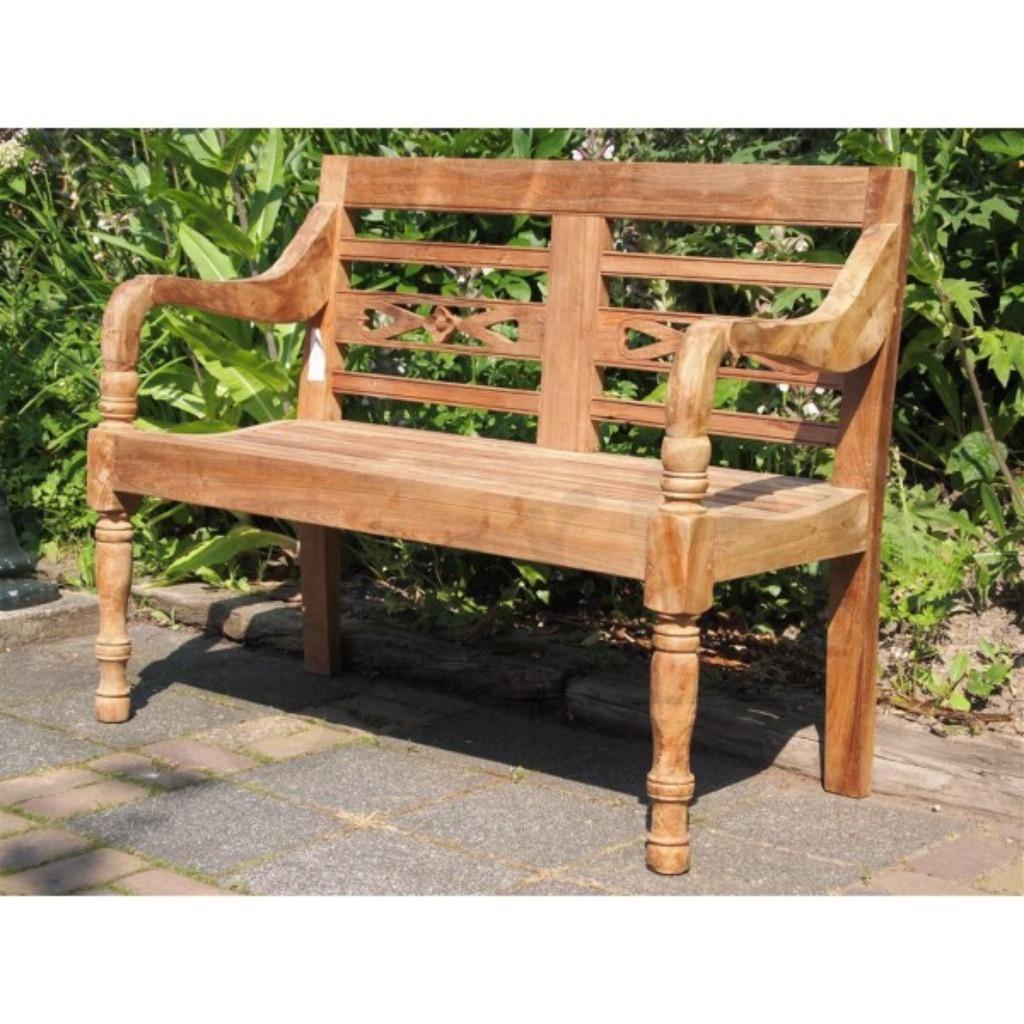 Stationsbanken stevig Teakhout div. maten vanaf 100br o.a., Ophalen, Nieuw, Teakhout