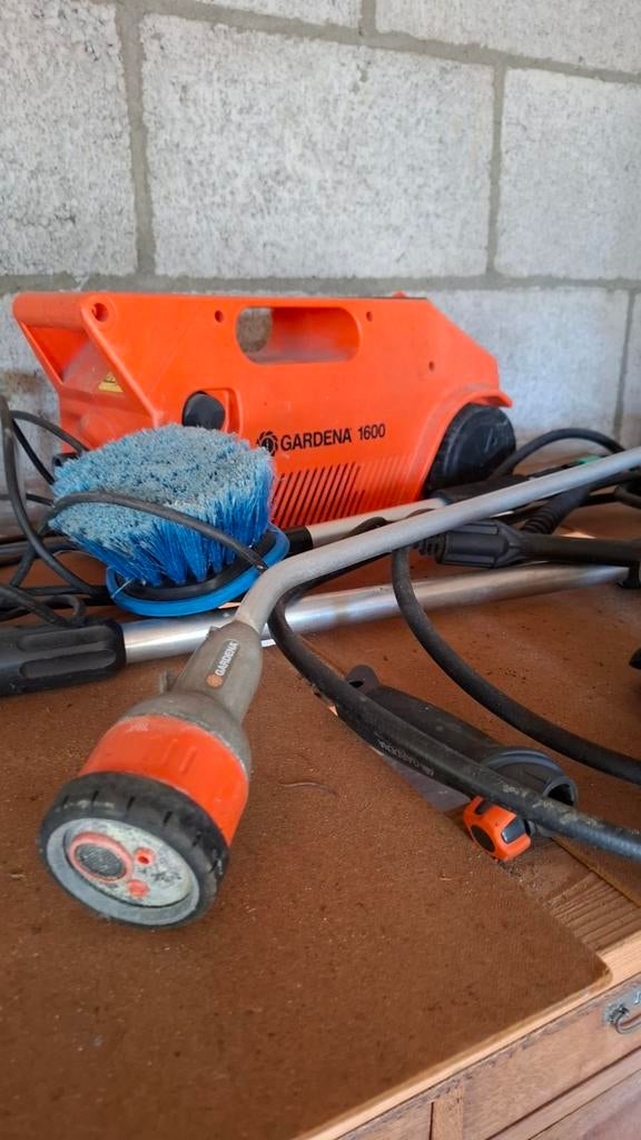 Gardena 1600 Hogedrukreiniger - Gebruikt, Ophalen of Verzenden, Gebruikt, Elektrisch, Gardena