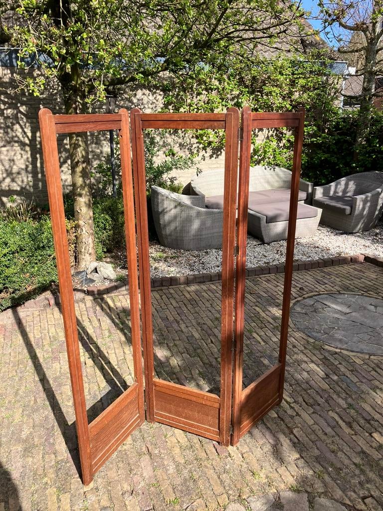 Antiek art deco kamerscherm, Huis en Inrichting, Woonaccessoires | Kamerschermen, Ophalen, Gebruikt