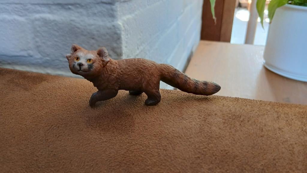 Rode panda, dierfiguur Bullyland, Ophalen of Verzenden, Gebruikt, Overige soorten, Beeldje of Figuurtje