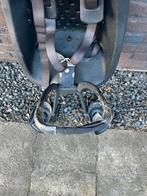 Thule Yepp voorzitje met windscherm - Gebruikt, Fietsen en Brommers, Fietsaccessoires | Fietsstoeltjes, Ophalen, Gebruikt, Voetsteuntjes