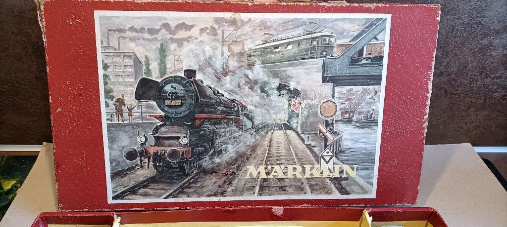Modeltreinen Marklin, Hobby en Vrije tijd, Modeltreinen | H0, Ophalen, Gelijkstroom, Märklin, Gebruikt
