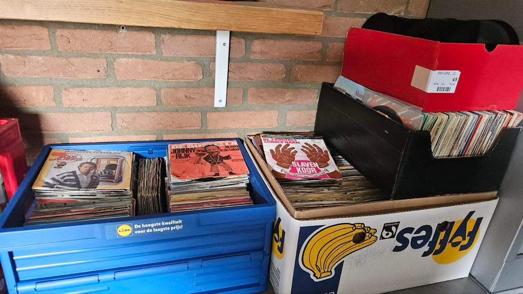 Grote partij vinyl singles (7 inch), Ophalen, Gebruikt, Overige genres, 7 inch