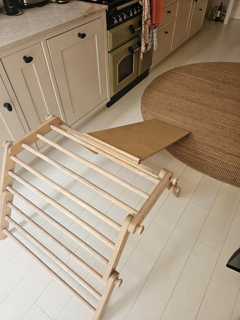 Ete Tete Klimrek met Glijbaan - Montessori Speelgoed, Ophalen, Zo goed als nieuw, Glijbaan