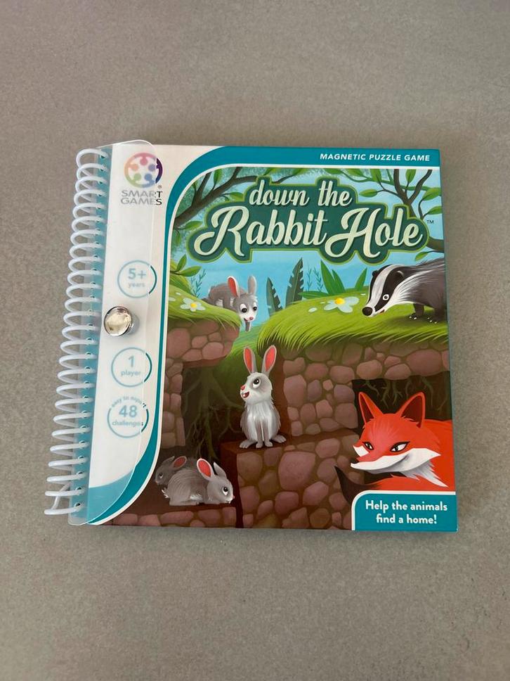 Smart Games Down the Rabbit Hole Puzzelspel, Kinderen en Baby's, Speelgoed | Educatief en Creatief, Zo goed als nieuw, Puzzelen