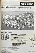 Miele Stoomoven DG 5080 (z.g.a.n.), Witgoed en Apparatuur, Ovens, Oven, Inbouw, 45 tot 60 cm, Ophalen