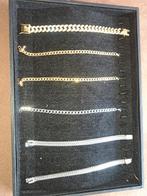 Partij armbanden 6 stuks. nr.51, Ophalen of Verzenden, Nieuw, Zilver, Overige materialen