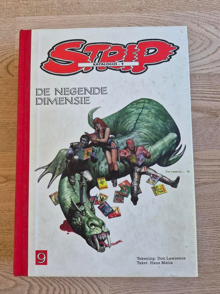 Strip Katalogus 9: De Negende Dimensie - Don Lawrence, Eén stripboek, Ophalen of Verzenden, Don Lawrence, Hans Matla, Zo goed als nieuw