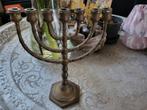 7 armige koperen kandelaar, Antiek en Kunst, Antiek | Kandelaars, Ophalen of Verzenden, Koper of Brons