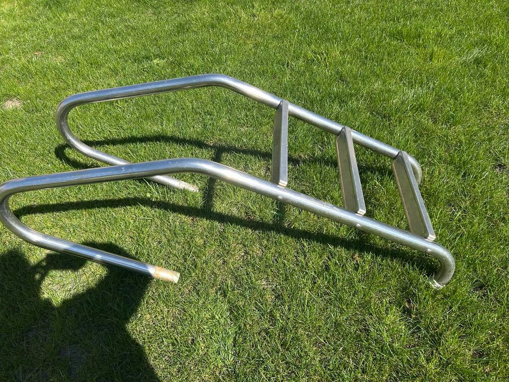 Zwembad trap rvs, Tuin en Terras, Ophalen of Verzenden