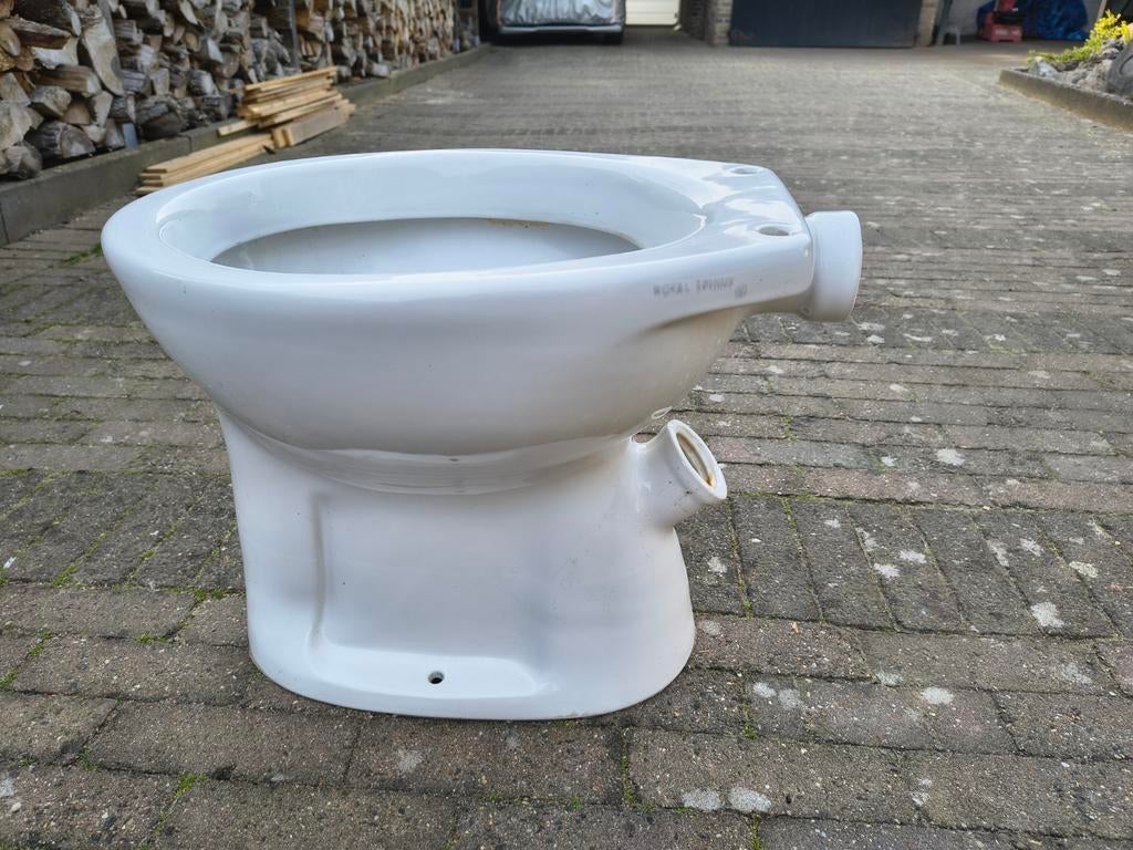 Unieke  vintage Sphinx toiletpot met afvoer voor fontein, Ophalen, Gebruikt, Toilet