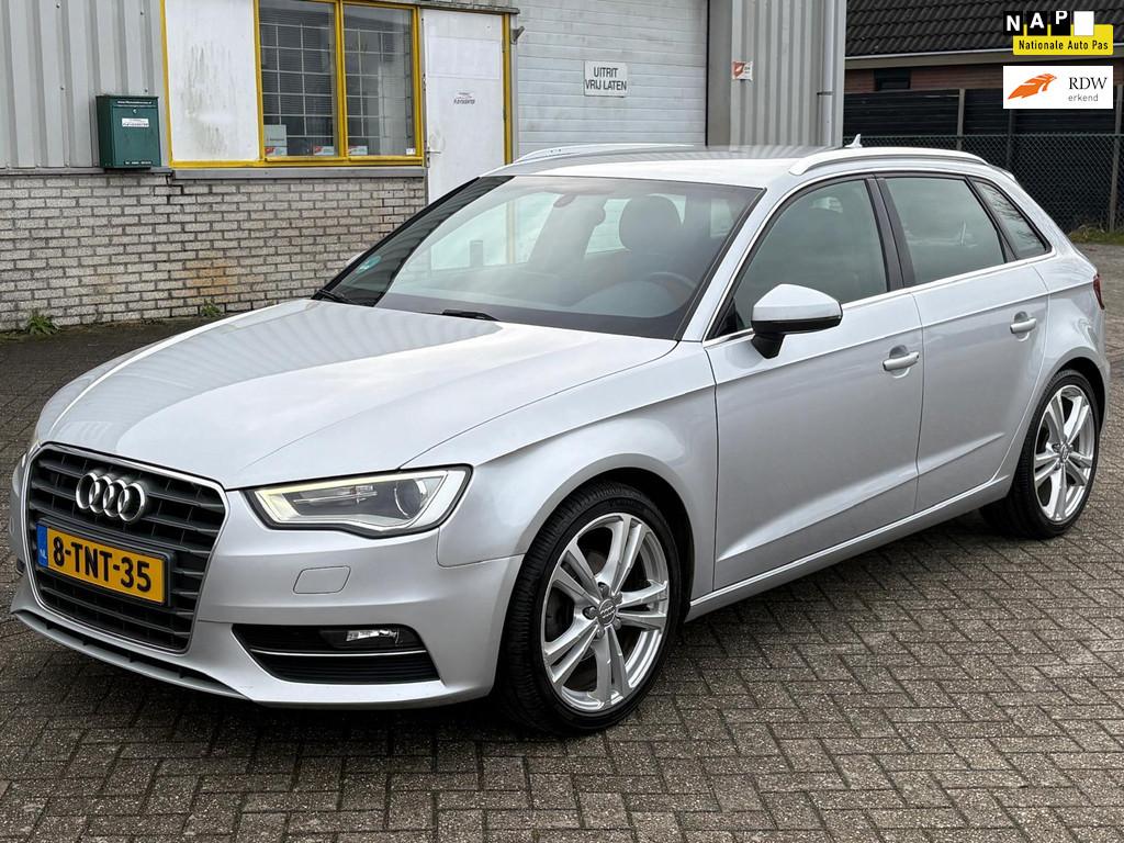 Audi A3 Sportback 1.4 TFSI 122 PK AUT Bj 2014 Ambition Pro L, Auto's, Euro 5, Gebruikt, Zwart, 122 pk