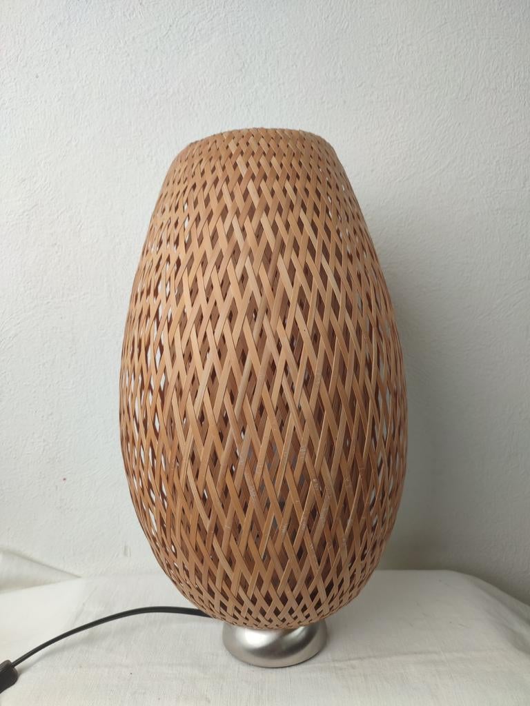 Ikea Design Model Boja Maria Vinka Tafellamp Bamboe Scandi, Ophalen of Verzenden, Overige materialen, Minder dan 50 cm