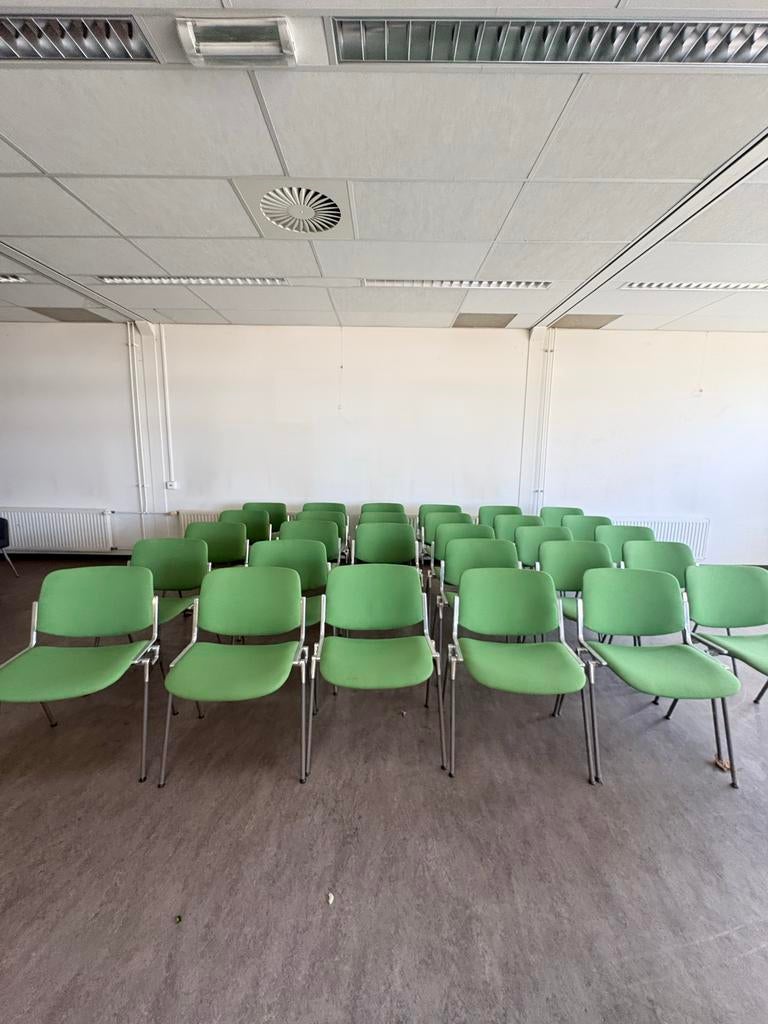 Partij groene stoelen | Castelli DSC 106 stoelen, Ophalen, Gebruikt, Overige kleuren, Stof