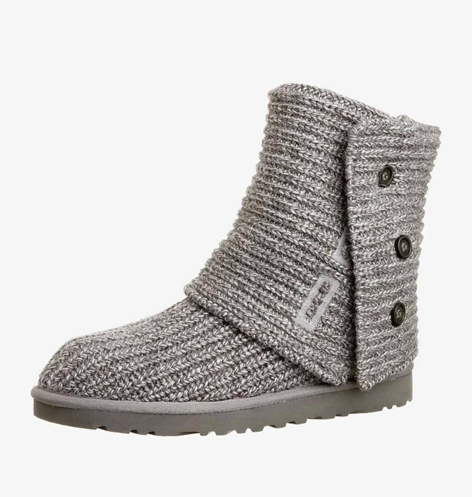 UGG snowboot gebreid grijs, Ophalen of Verzenden, Zo goed als nieuw, Grijs