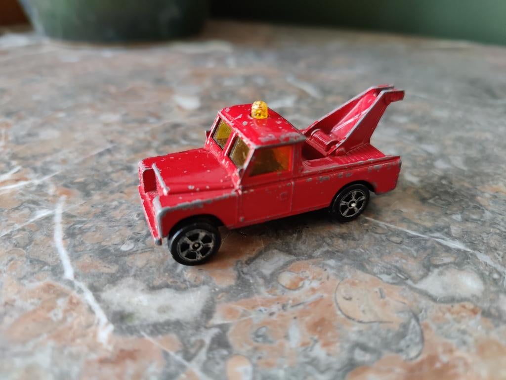 Corgi Juniors Land Rover tow truck ROOD, Ophalen of Verzenden, Zo goed als nieuw, Bus of Vrachtwagen