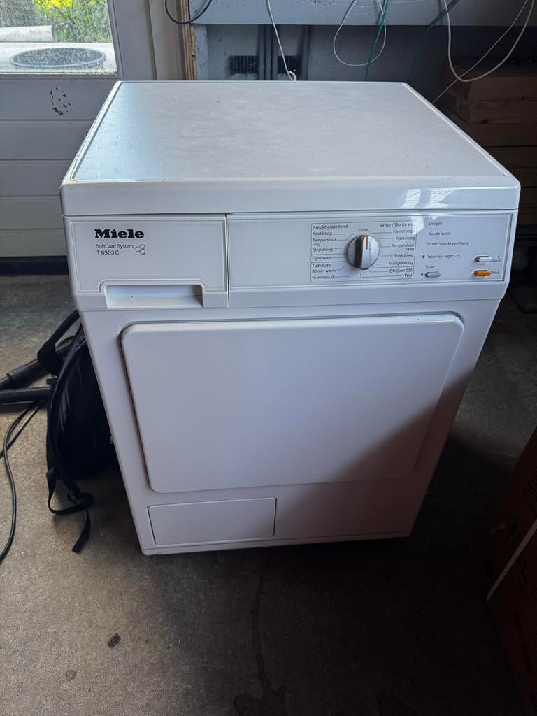 Miele Condensdroger T 8903 C SoftCare System, Witgoed en Apparatuur, Wasdrogers, Ophalen, 6 tot 8 kg, Anti-kreukfase, Zo goed als nieuw