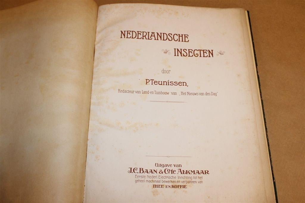 Baan\'s Album: Insecten [1915— Compleet Plaatjesalbum, Ophalen of Verzenden, Gelezen
