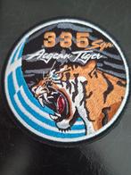 Patch F-16 Fighting Falcon HAF 335 "Aegean Tiger" Squadron, Verzamelen, Ophalen of Verzenden, Zo goed als nieuw, Patch, Badge of Embleem