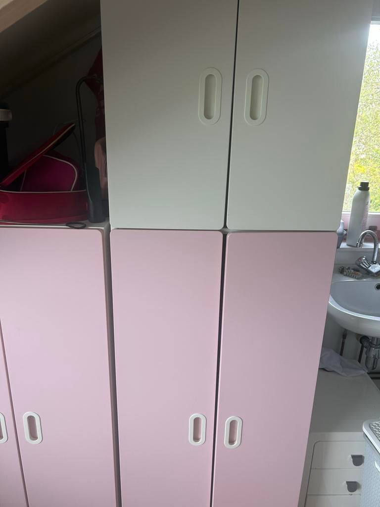 IKEA STUVA / SMÅSTAD kasten, roze 2 stuks, Kinderen en Baby's, Kinderkamer | Commodes en Kasten, Ophalen, Gebruikt, 50 tot 70 cm