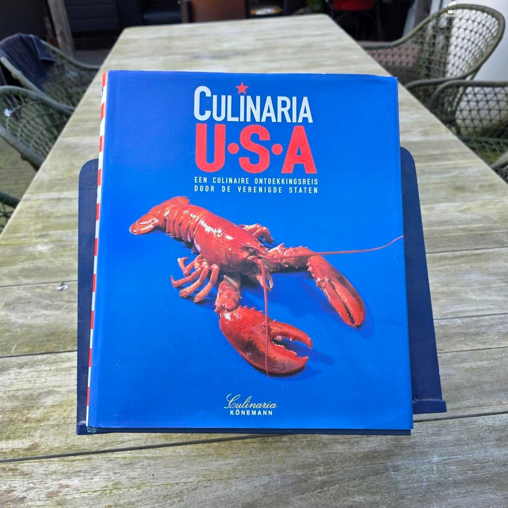 Culinaria USA kookboek met bijpassende standaard, Boeken, Ophalen of Verzenden, Zo goed als nieuw, Overige gebieden