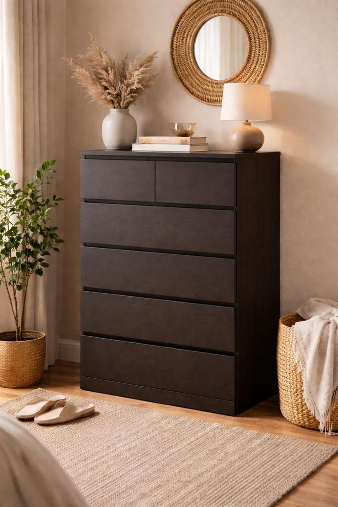 Malm ladekast, 6 lades, Huis en Inrichting, Ophalen