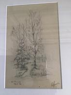 Het Vennebos Hapert NBr., gesigneerd W. Heerschop, Ophalen of Verzenden