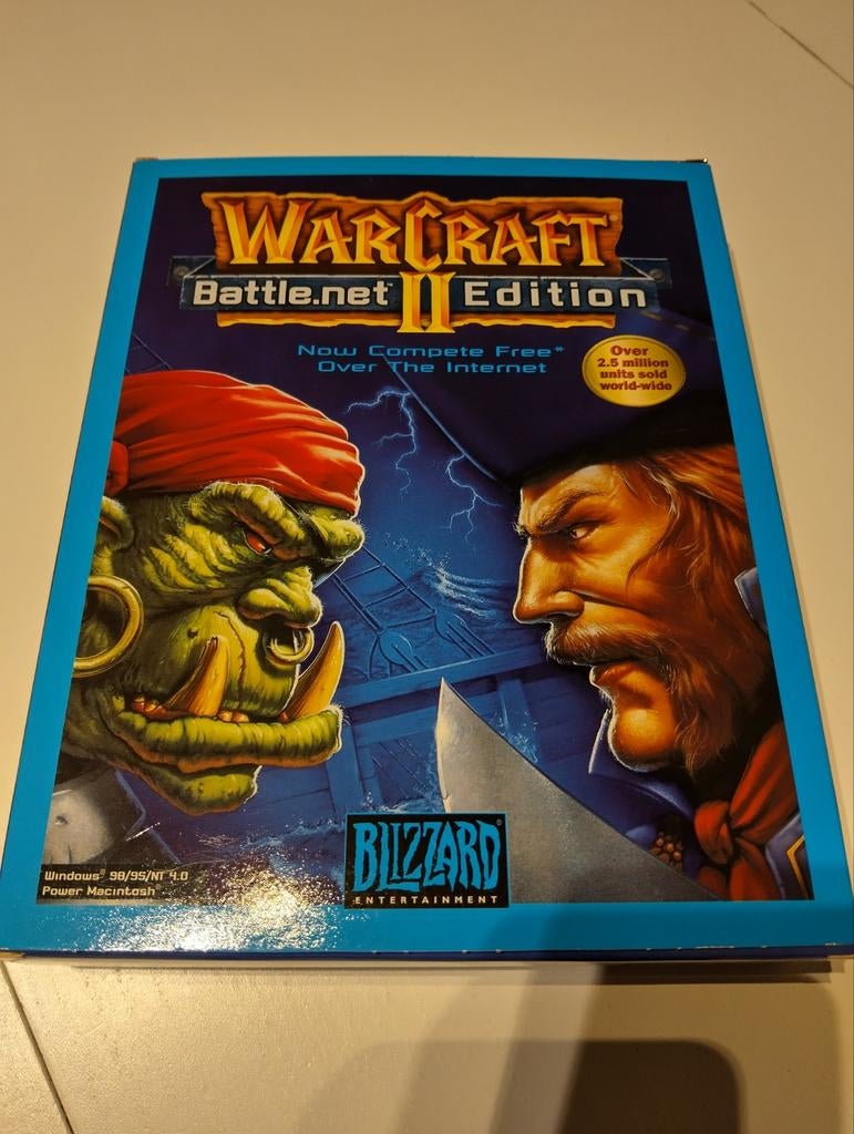WarCraft 2 Battle net Edition (Big Box!), Spelcomputers en Games, Games | Pc, 1 speler, Ophalen of Verzenden, Zo goed als nieuw